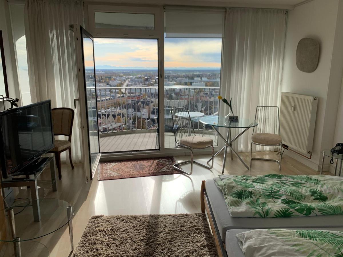 Appartment Im Hotelturm Augsburg Exteriér fotografie