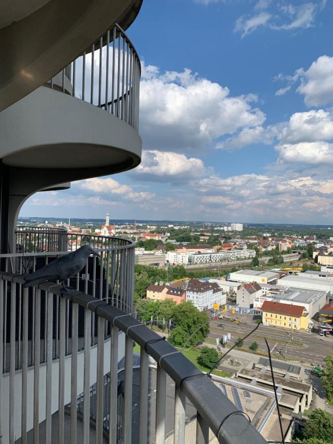 Appartment Im Hotelturm Augsburg Exteriér fotografie